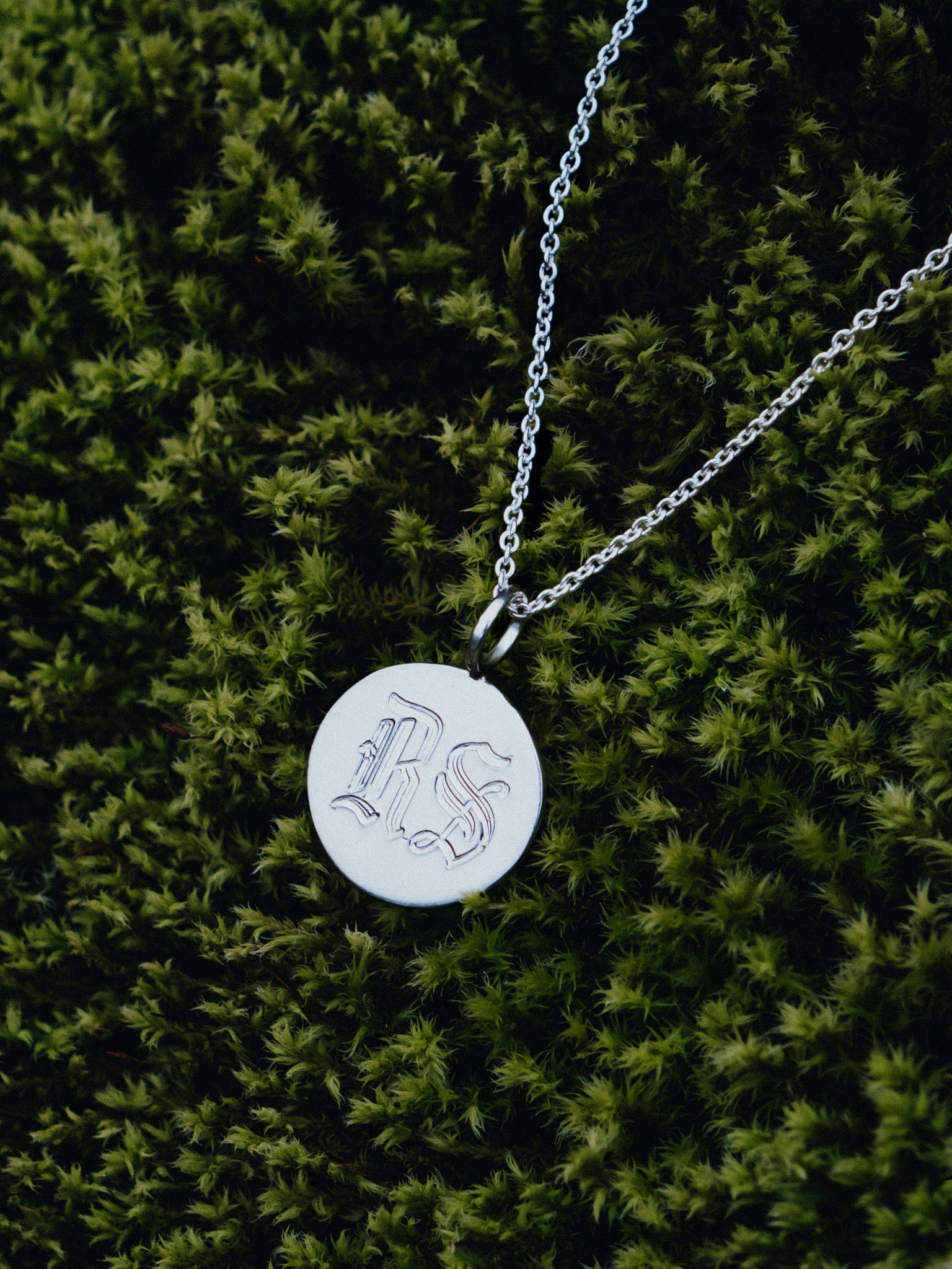 Double icon necklace