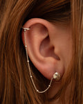 Bamboo single earring