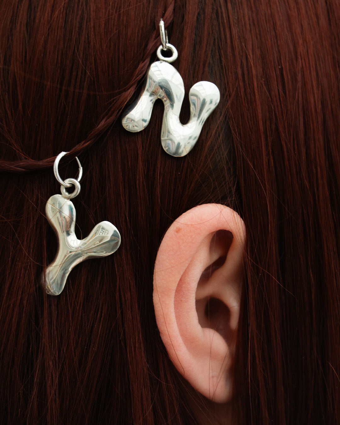 Chunky hair pendant